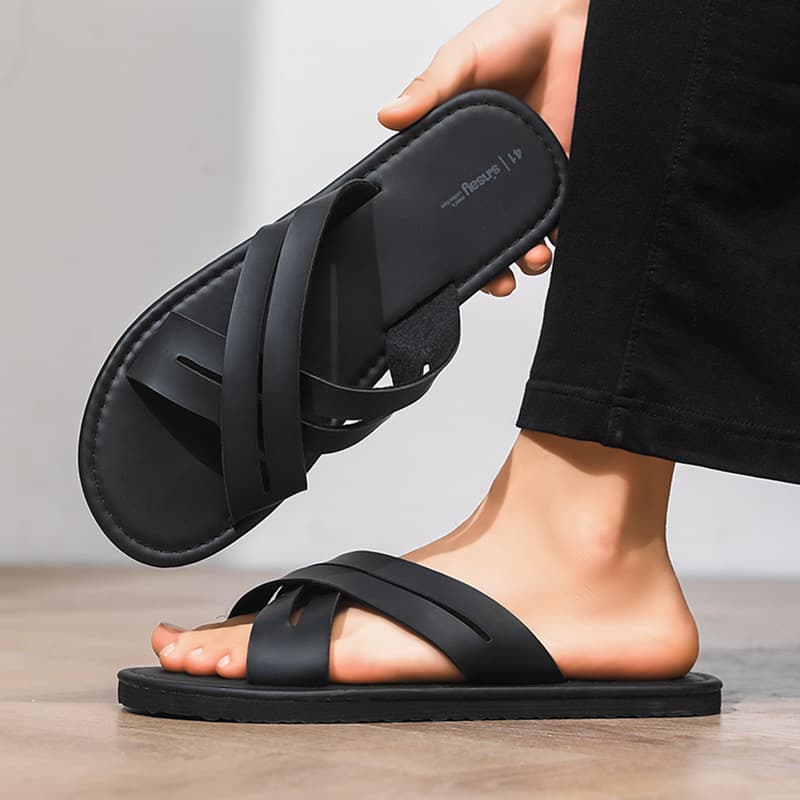 Men's Cross-border Soft Sole Summer Slippers, Anti-slip Outdoor Hotel Quick-dry Sandals