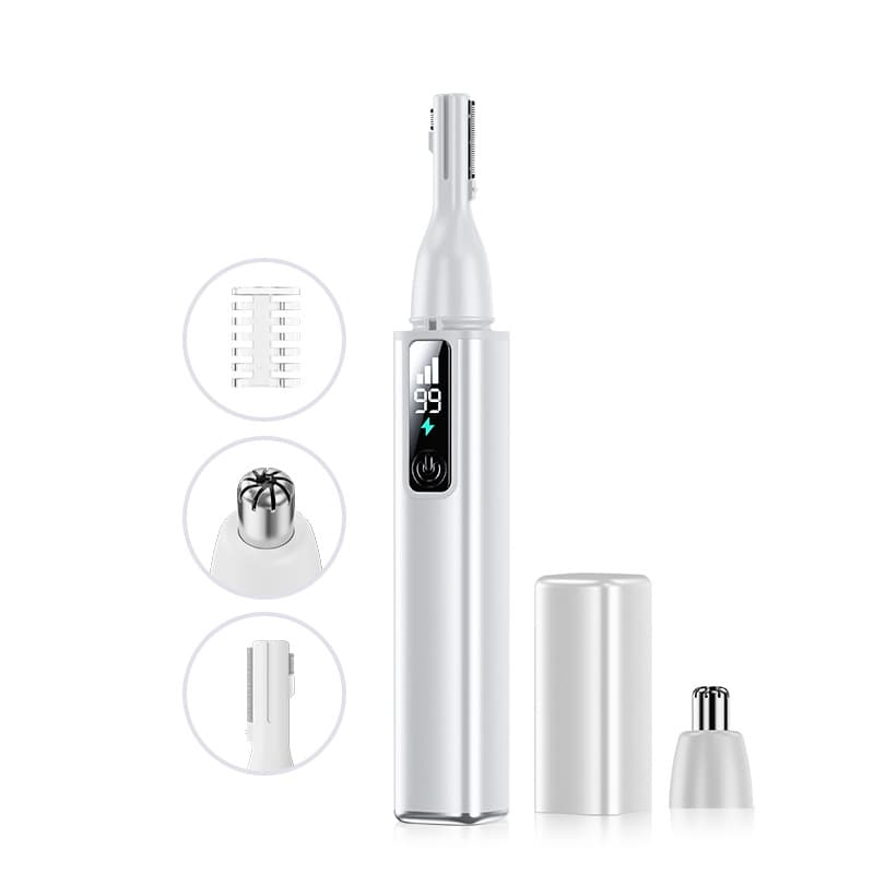 New Electric Eyebrow Trimmer Women's Brow Groomer Hair Removal Device Automatic Brow and Hair Shaver