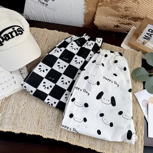 Children's Summer New Digital Print Thin Pants for Boys and Girls, Simple, Casual, Versatile, and Comfortable Long Pants for Older Kids