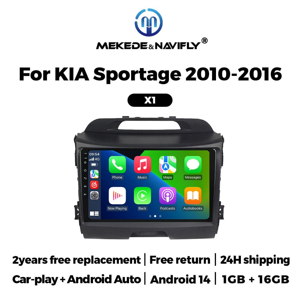 Compatible with Kia Sportage 2010-2016 Android Car GPS Navigation Car MP5 Bluetooth Player