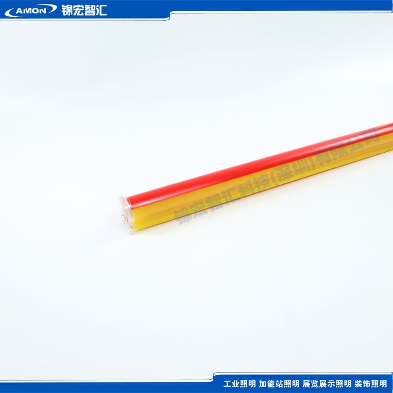 Red-Yellow Dual-color LED Outline Tube, Explosion-proof Smart Light for Shell Gas Station Outdoor Specialized Lighting