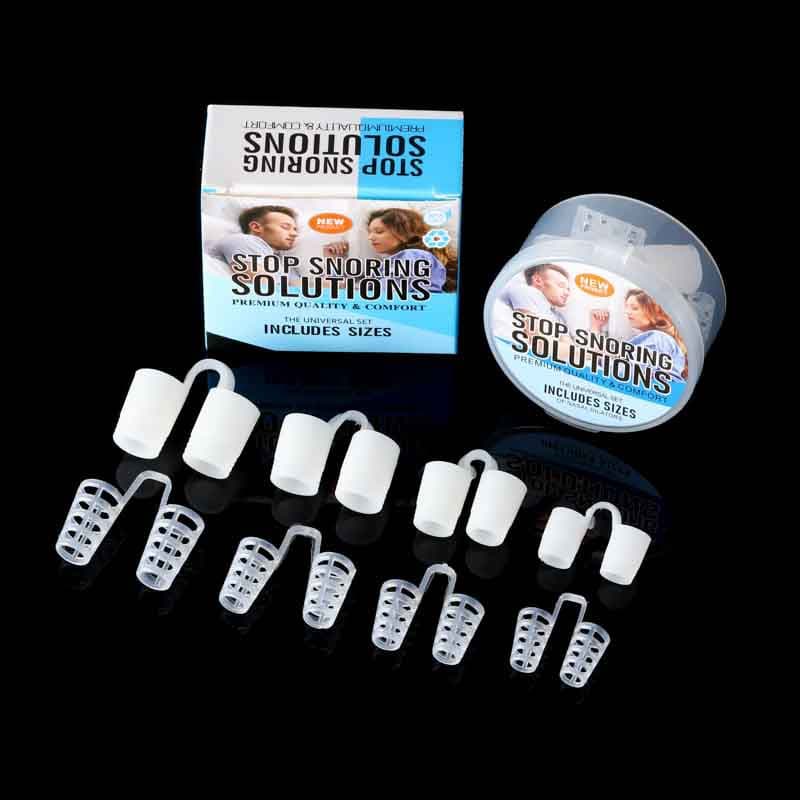 New Invisible Nasal Congestion Anti-Snoring Device Factory Wholesale Snore Suppression Silicone Nasal Clip Simple Design