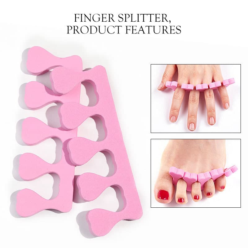 Nail Art EVA Sponge Finger Separator Cotton Tool for Nail Trimming And Separating Easy to Use Nail Care Tool Manzilin Brand