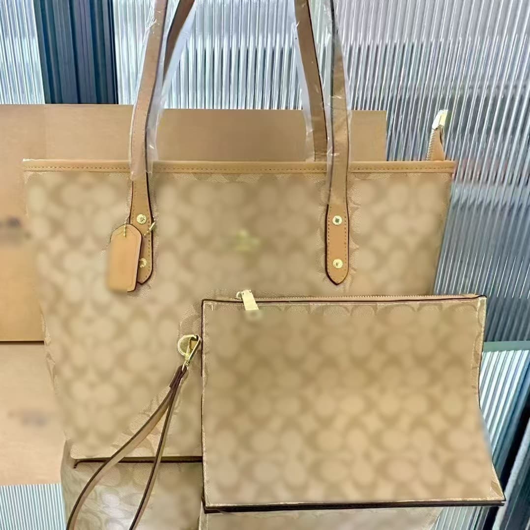 Gentle Classic Tote Bag for Commuting and Classes Large Capacity Shoulder Bag Women's Bag Fashion Color-Block Handbag Shopping Bag