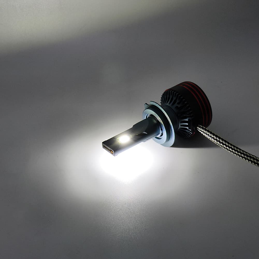 New Cross-border M8pro Car LED Headlight H4 High/Low Beam High Power Single Copper Tube Universal Modification H7 Car Light