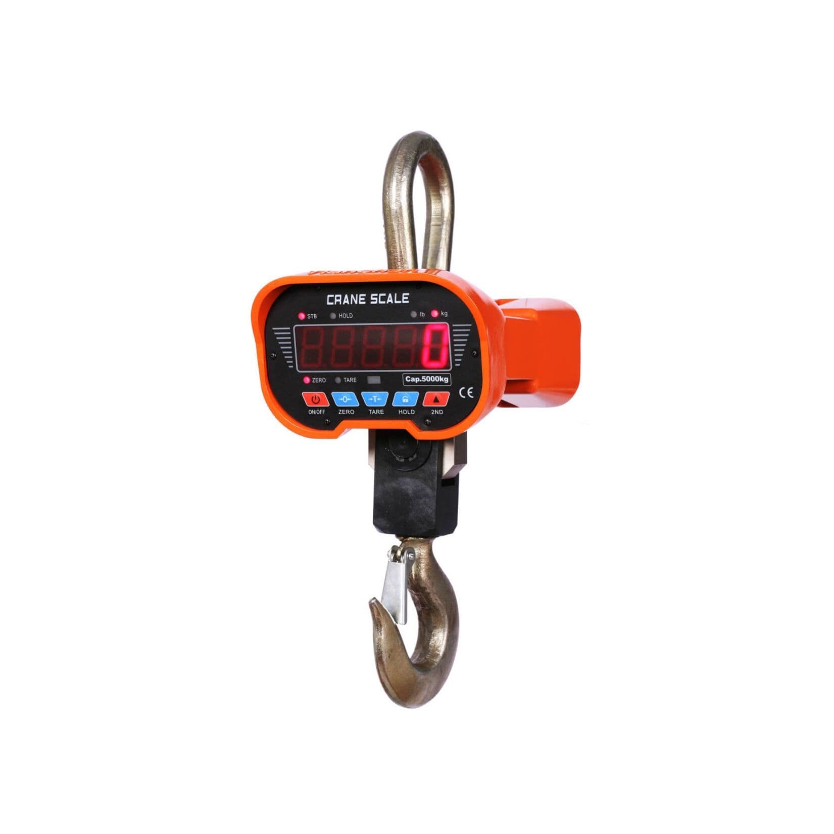 5-ton electronic hook scale wholesale, 5T lifting crane scale, 5000kg direct-reading crane scale, manufacturer direct sales