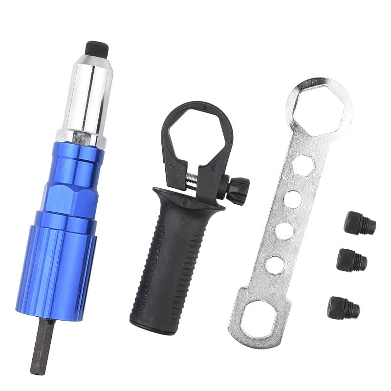 Electric Rivet Gun Blind Rivet Conversion Head Gun Pull Rivet Pop Rivet Gun Head Aluminum Alloy Rivet Puller