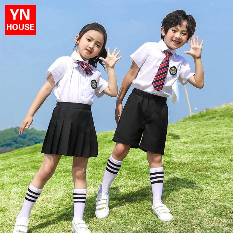 Children's Dresses, Kindergarten Uniforms, Summer Graduation Photos, Children's Day Chorus Performance Clothes, Primary School Student Class Uniforms