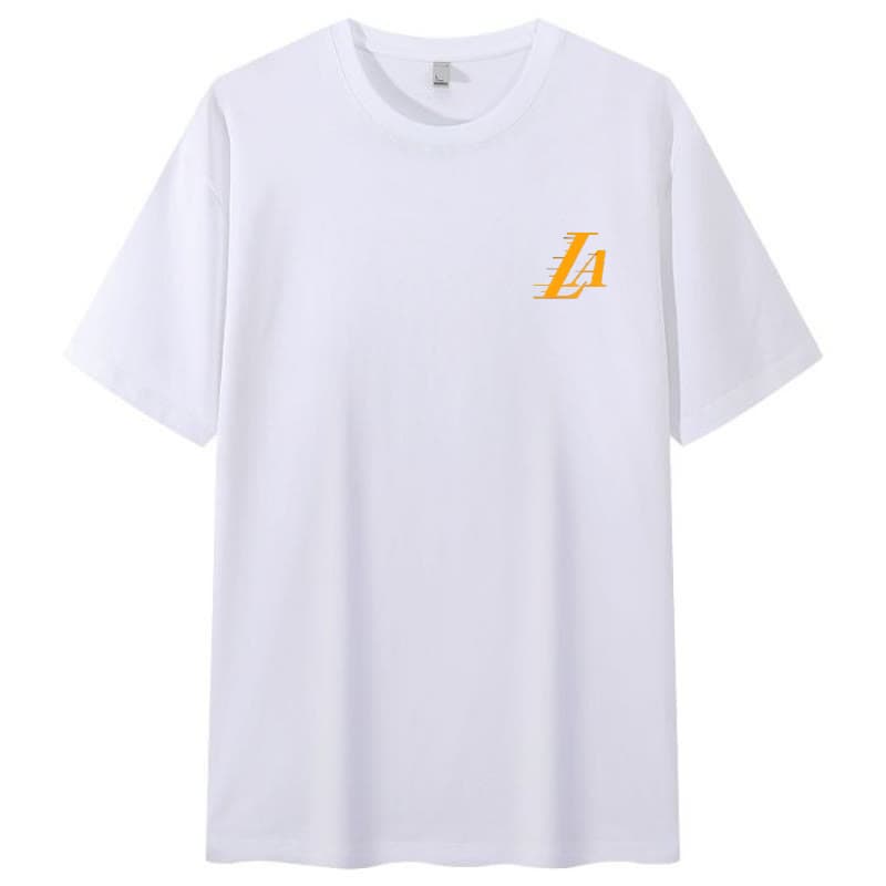 Cross-border couple style short-sleeved T-shirts for men and women for daily outings, versatile bottoming shirts, tops, basketball sports short-sleeved T-shirts