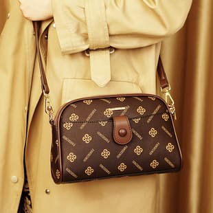 Bag Ladies Bag 2026 New Style, Middle-Aged Mom High-End Sense Ladies Clutch, Monogram Shoulder Crossbody Bag for Commute