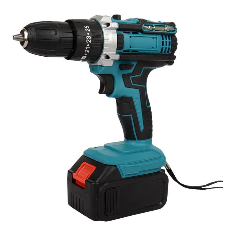 Multi-Function Lithium Drill Screwdriver Set Cordless Impact Drill Home Use