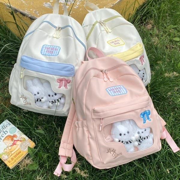 Cross-border Korean-style Sweet Backpack New Ins Ita Bag Japanese Cute Girl Backpack Large Capacity Student Schoolbag