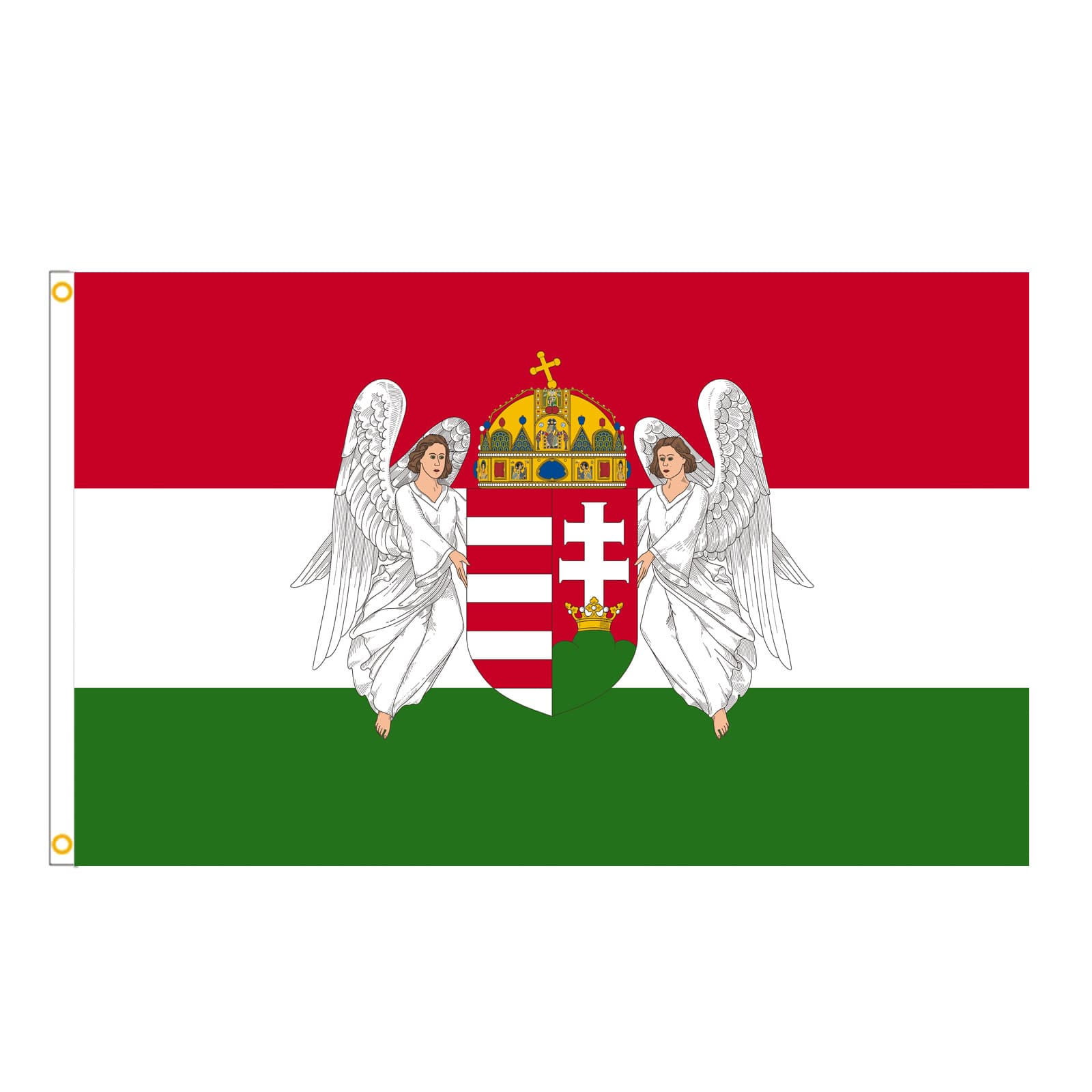 Kingdom of Hungary Flag (1867-1918) Cross-Border Banner Outdoor Decoration 3X5FT