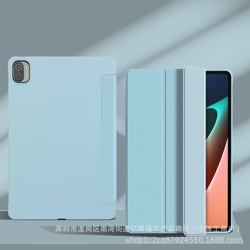 Suitable for Xiaomi Redmi pad2 SE 9.7-inch tablet protective cover silicone tri-fold protective case TPU soft