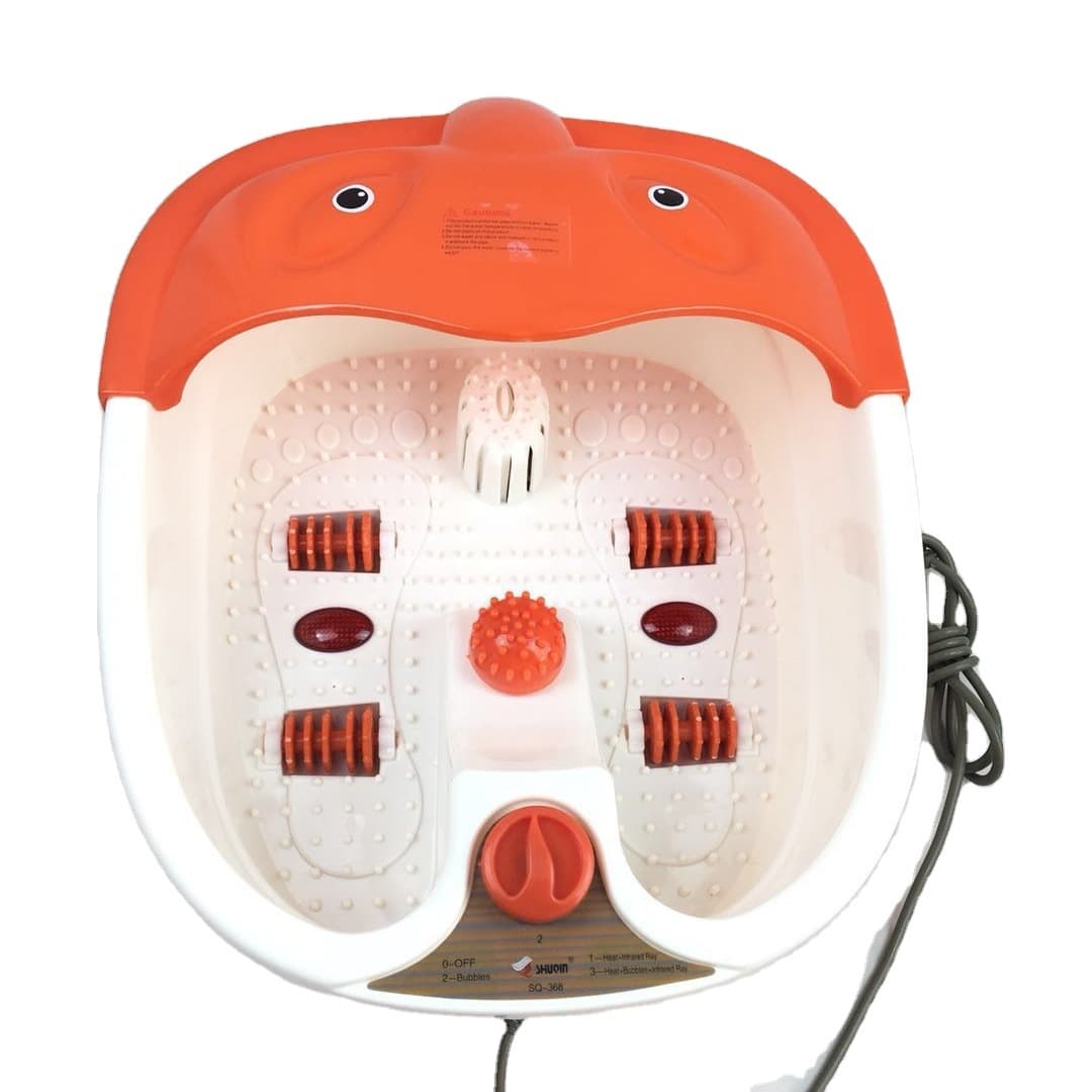 Foot bath basin massage foot bath electric heating foot bath bucket household constant temperature shallow bucket foot massager portable