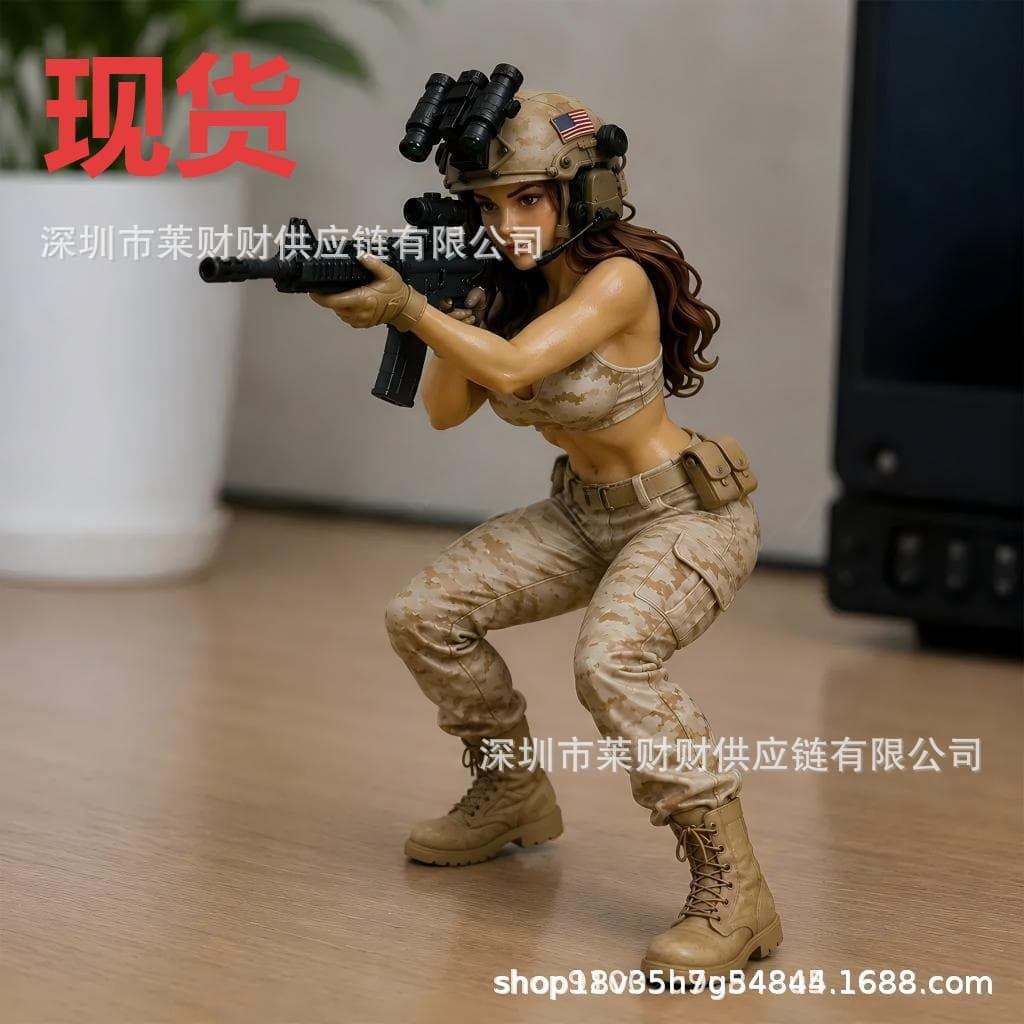 Cross-border Hot Selling Tactical Beauty Desktop Collectible