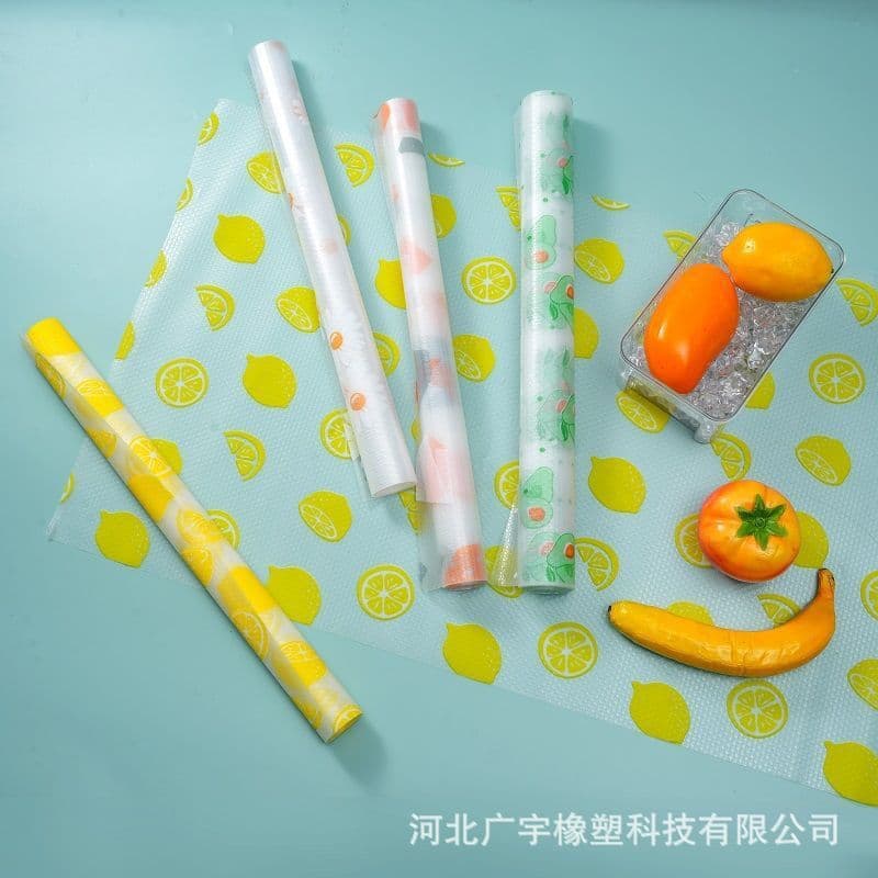 Non-adhesive, thickened, moisture-proof mat for kitchen cabinets, household thickened waterproof sticker for shoe cabinets, wardrobes, desks, and countertops.