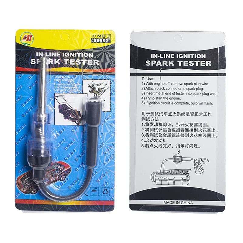 Automotive Spark Plug Ignition Tester and Ignition System Analyzer with Spark Gap Gauge