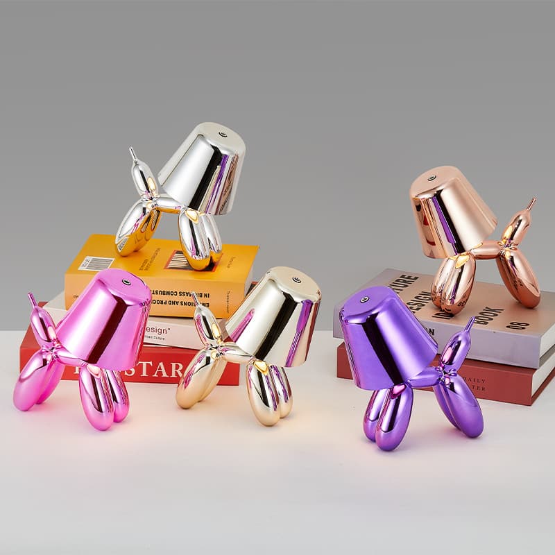 New Cross-Border Bedroom Bedside LED Lamp, Rechargeable Creative Ins Atmosphere Light Decoration, Robot Dog Ornament Light