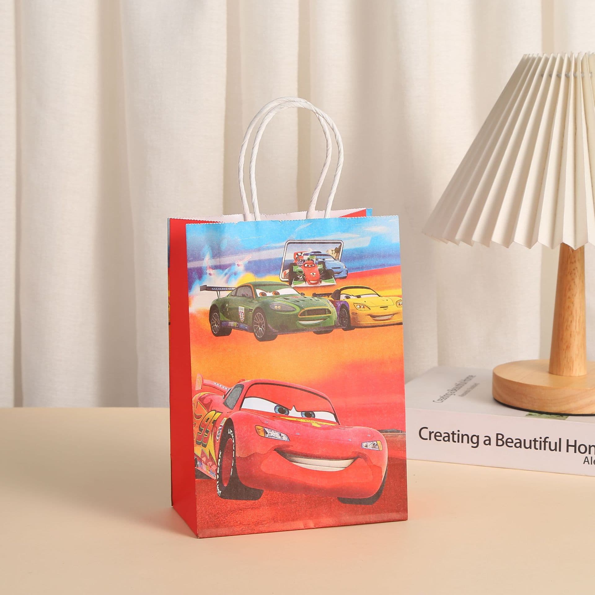 Cross-border Gift Bag Fashion Cartoon Kraft Paper Tote Bag Cute Animal Handbag Packaging Bag Anime Character Gift Bag