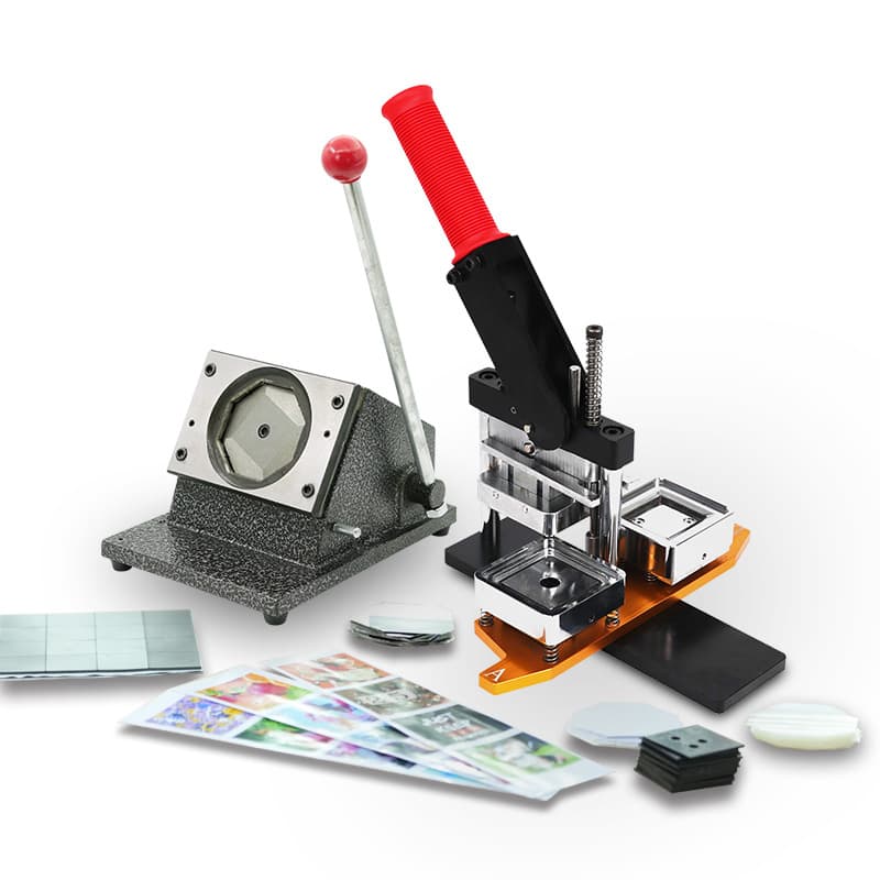 5x5 Manual American Homemade Micro-Stamp Machine Bar Making Machine Badge Medal Brooch Maker DIY Tinplate