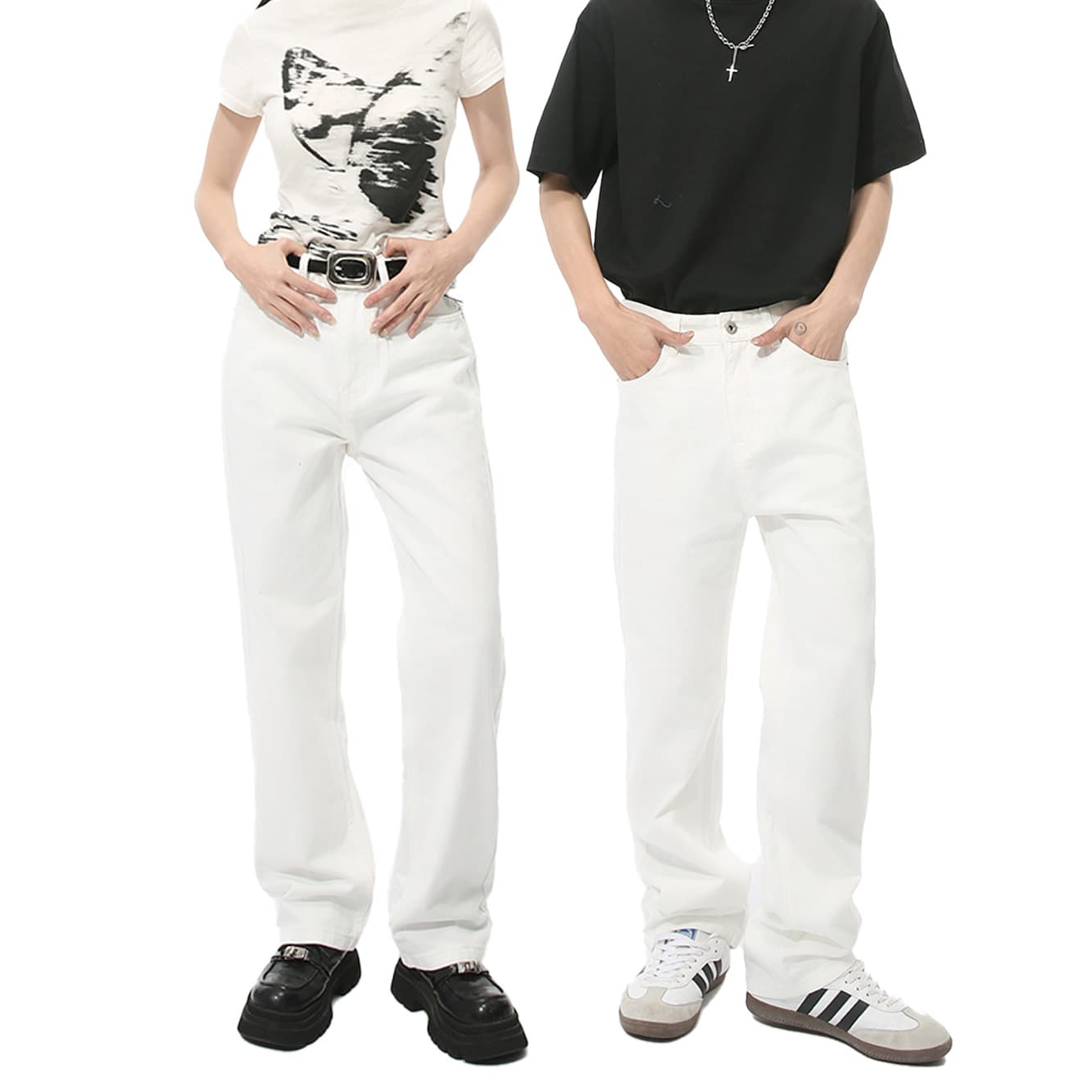 MTLCLOTHES Men's Clothing | Autumn Korean Style Slim Solid Color Slim Casual Straight Washed Small Leg Jeans Trendy