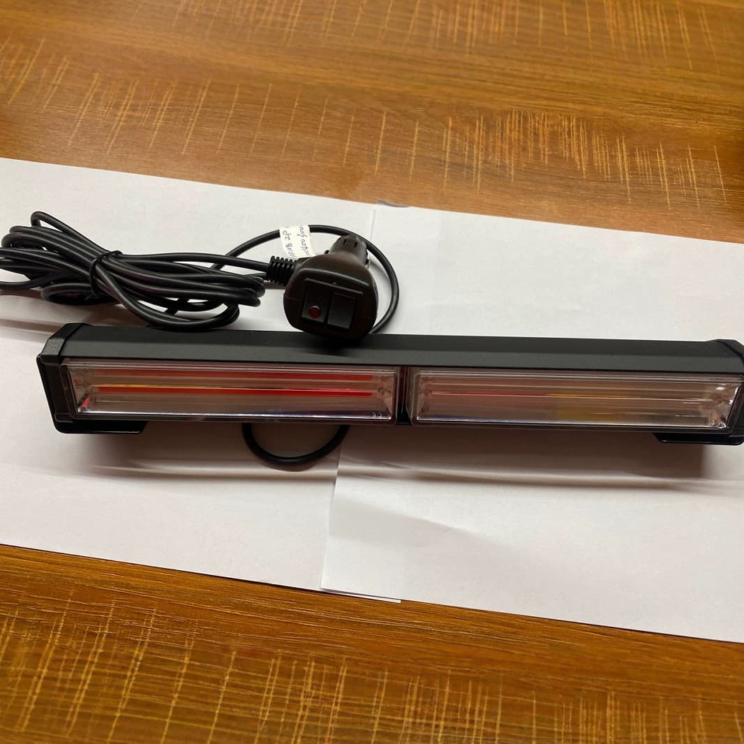COB Warning Strobe Light Dual Switch Cigarette Lighter Roof Strobe Light Extension Line Modification
