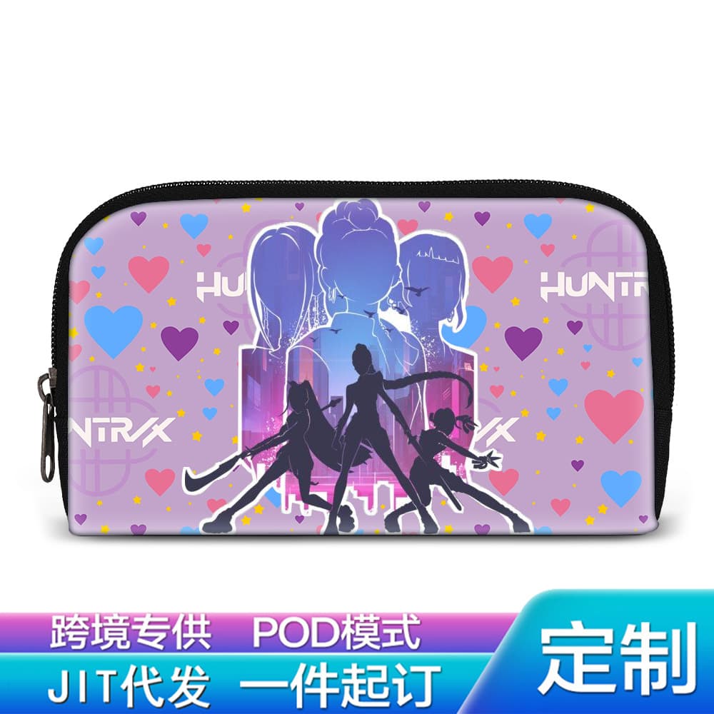 POD picture customized Witch Hunters coin purse card coin change storage bag Kpop Hunters wallet