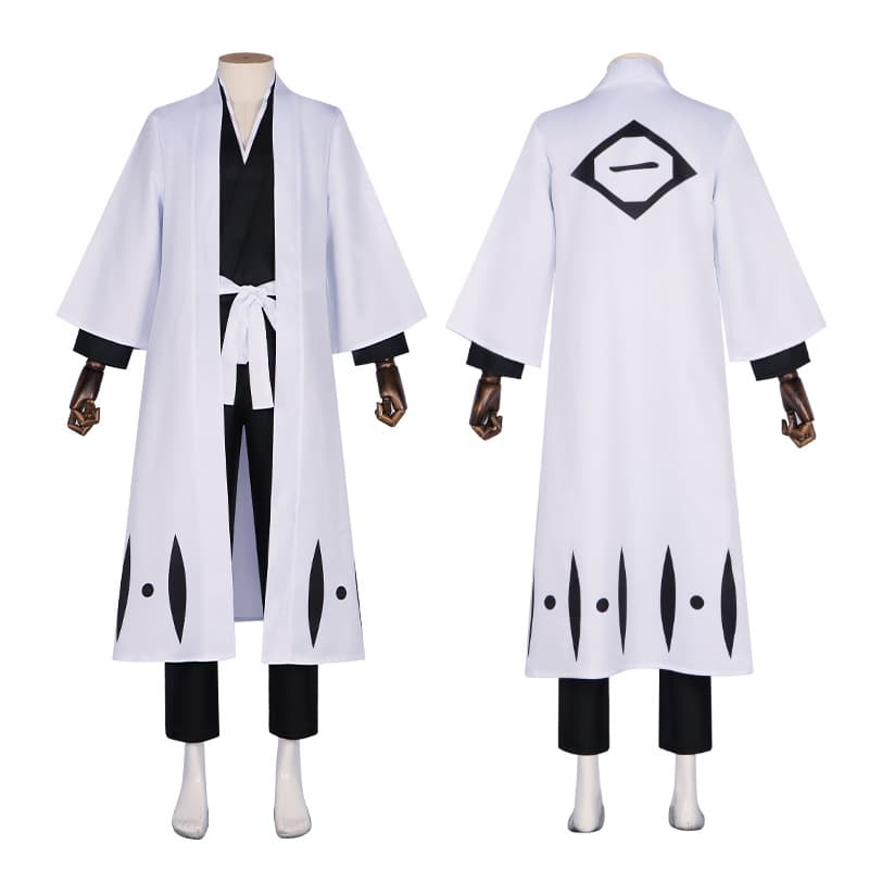 Bleach Squad Captain Cosplay Costume Halloween Long Coat Robe Cosplay Stage Performance Outfit Set