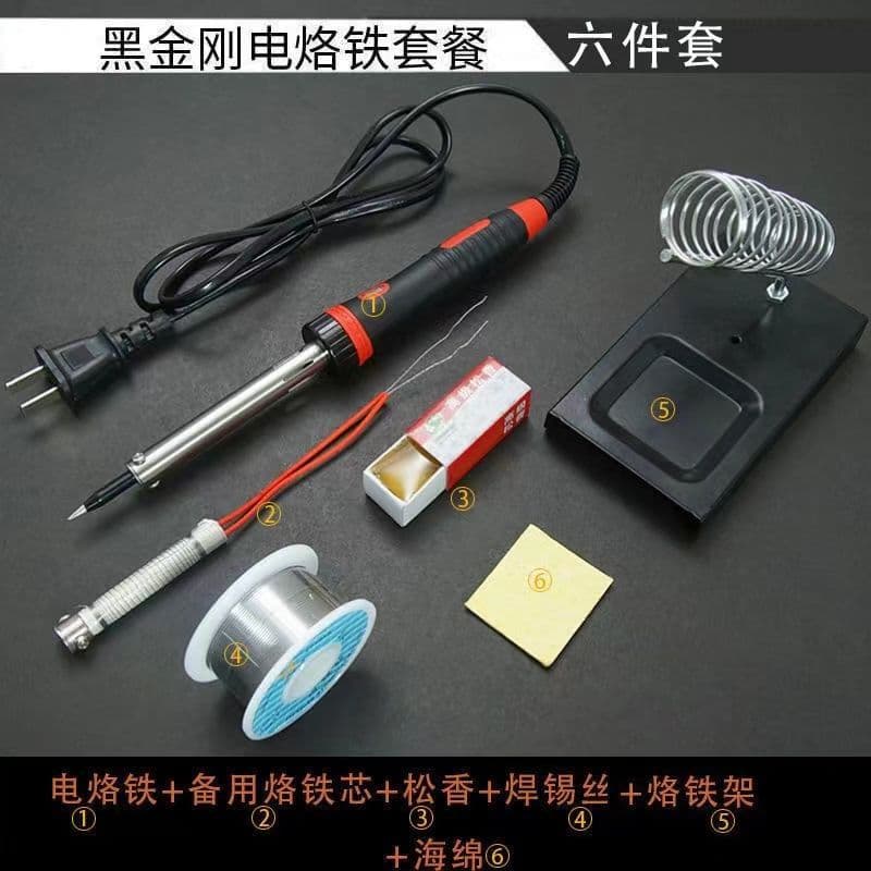 Soldering Iron Home Kit with Solder Wire, 30-60W High Power Electronic Repair Tool Set