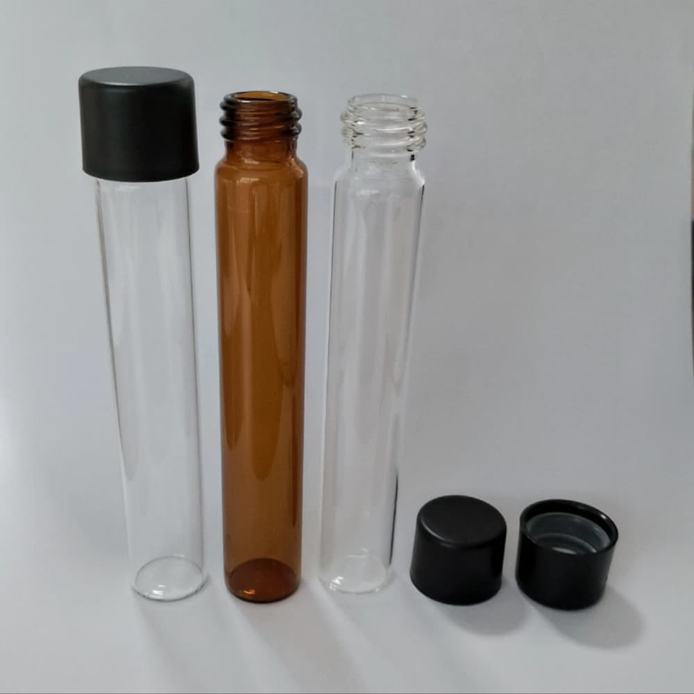 [Hot Sale] 30ml Glass Bottles with 18/400 Child-Resistant Caps Press-and-Twist Caps Smooth Child-Resistant Caps