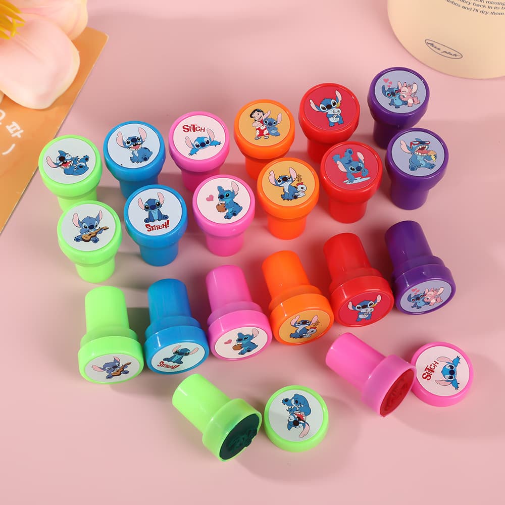 Cross-border Stitch cartoon stamps, children's birthday gifts, toys, Lilo & Stitch cartoon stamps wholesale