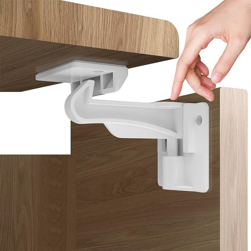 Cross-border supply invisible switch drawer safety lock baby anti-pinch cabinet door lock multi-function child safety lock