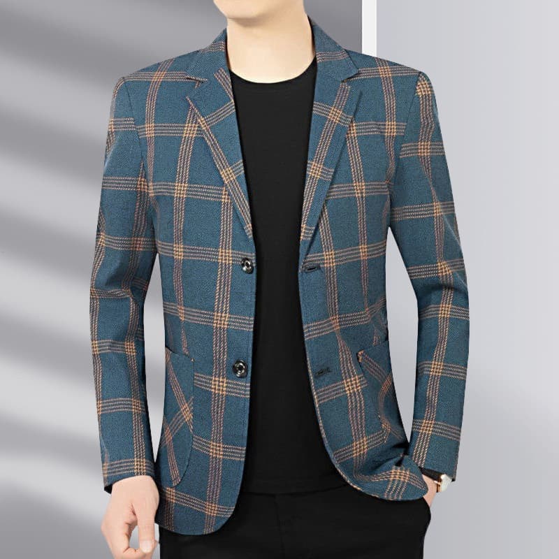 2025 Spring/Autumn New Middle-Aged Men's Suit Jacket Business Casual Dad Suit Casual Top Suit