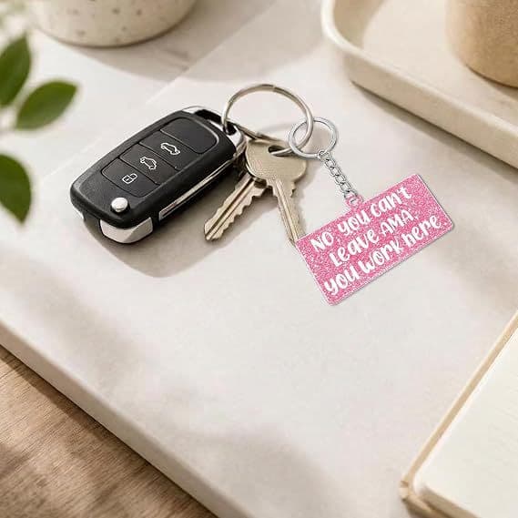 Funny Medical Text Acrylic Keychain Pink Pendant Gift Graduation Gift for Class