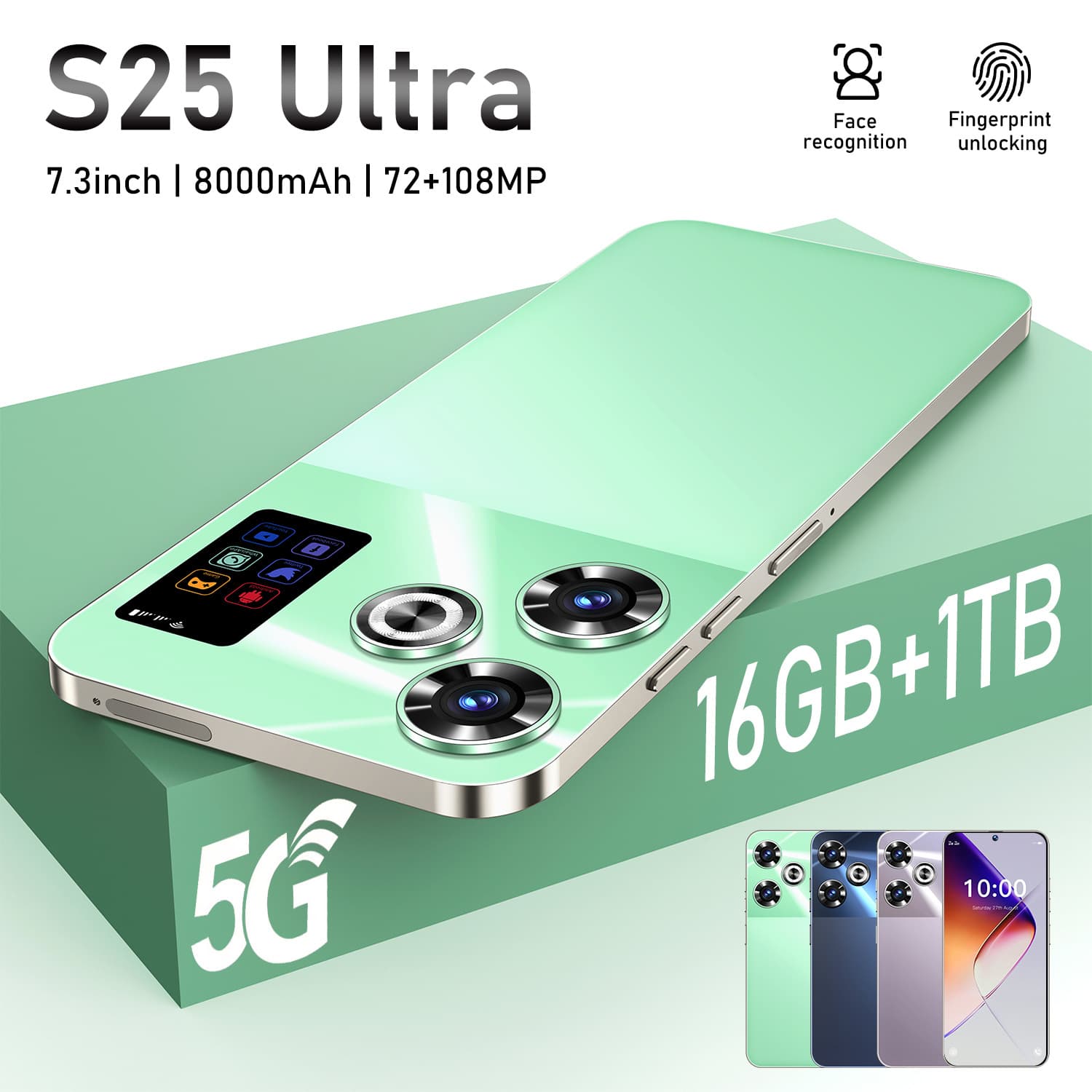 2025 Hot Selling S25 Ultra Smartphone 5G All Netcom 16+1T Android Phone Factory Direct Price