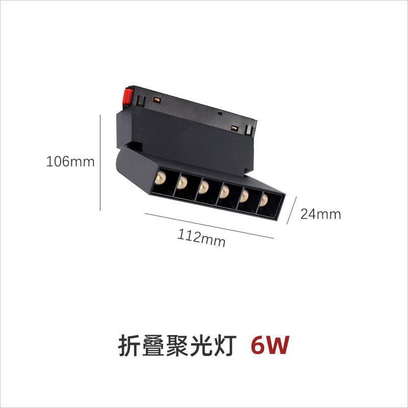 Magnetic Track Light for Home Living Room Mainless Lighting Recessed Track Magnetic Light Flood Light Zhongshan Lighting Fixture