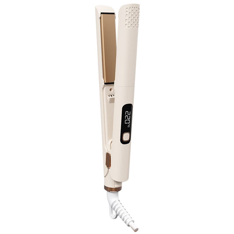 Electric Hair Straightener and Curler 2-in-1, Constant Temperature Non-Damaging, Mini Straightening Iron for Bangs and Flat Hair
