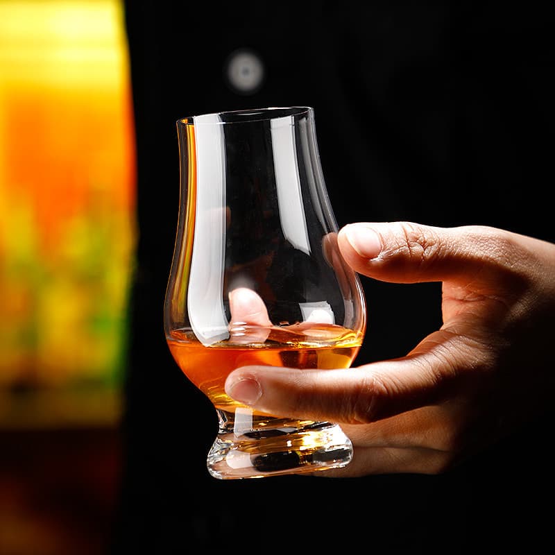 Whiskey Tasting Glass Crystal Nosing Glass Tasting Cup Tulip Glass Sweet Wine Glass ISO Professional Tasting Glass