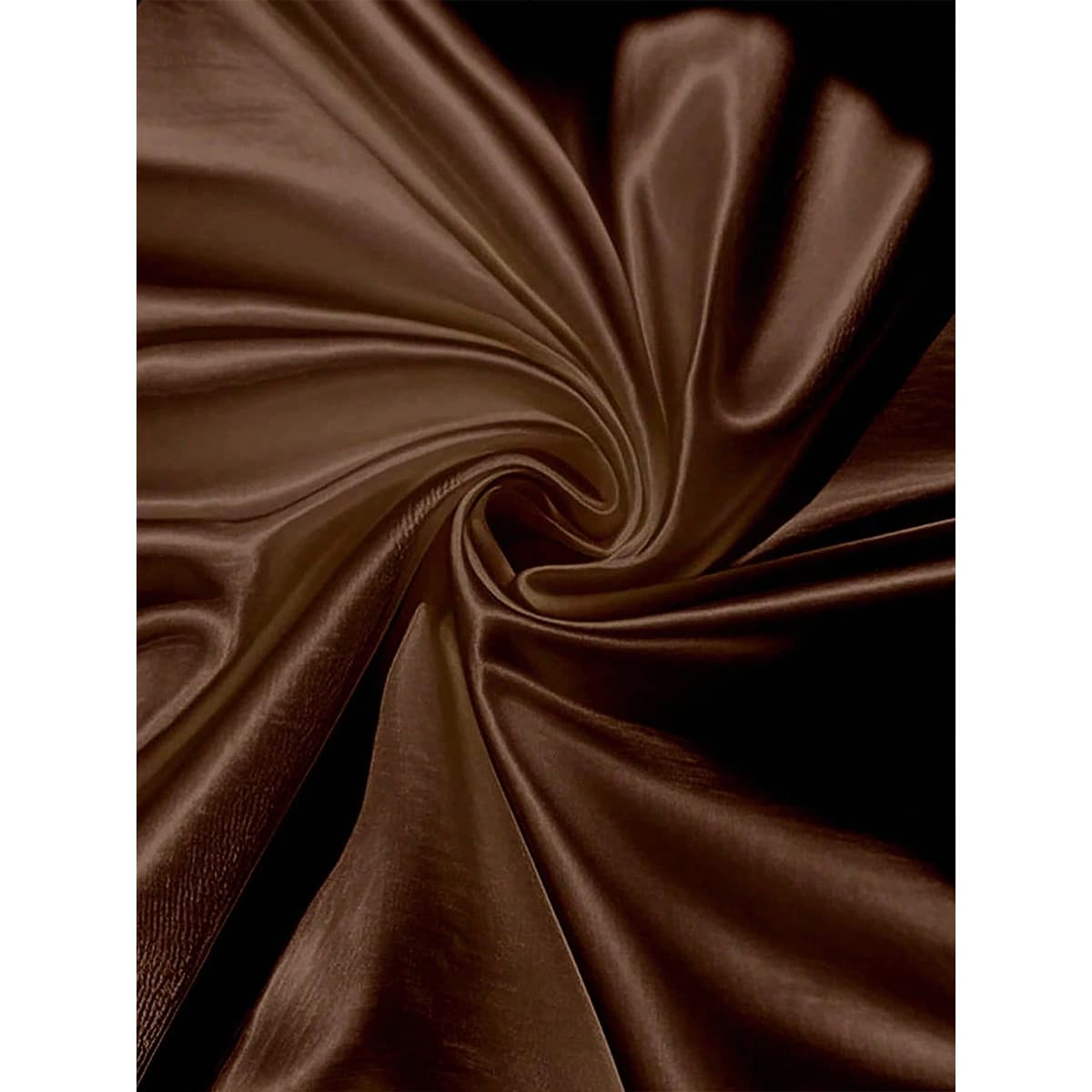 Cross-border luxury satin lapel short-sleeve top, waist-tightening slim T-shirt, premium brown, plus-size loose fit