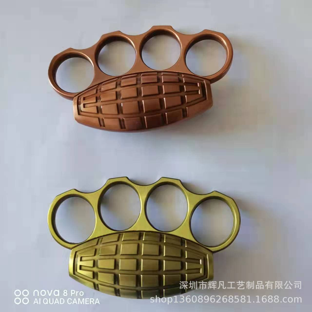 Custom Self-Defense Car Window Breaker Tool Ring Hand Support Fist Buckle Zinc Alloy Self-Defense Combat Ring Wholesale