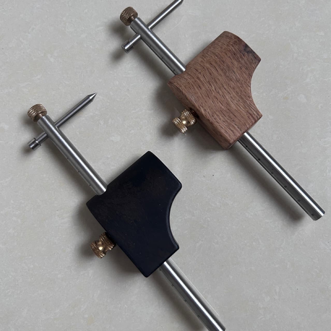Slingshot scribing tool, curve tool, bow scribing tool, ebony Qinggangyan