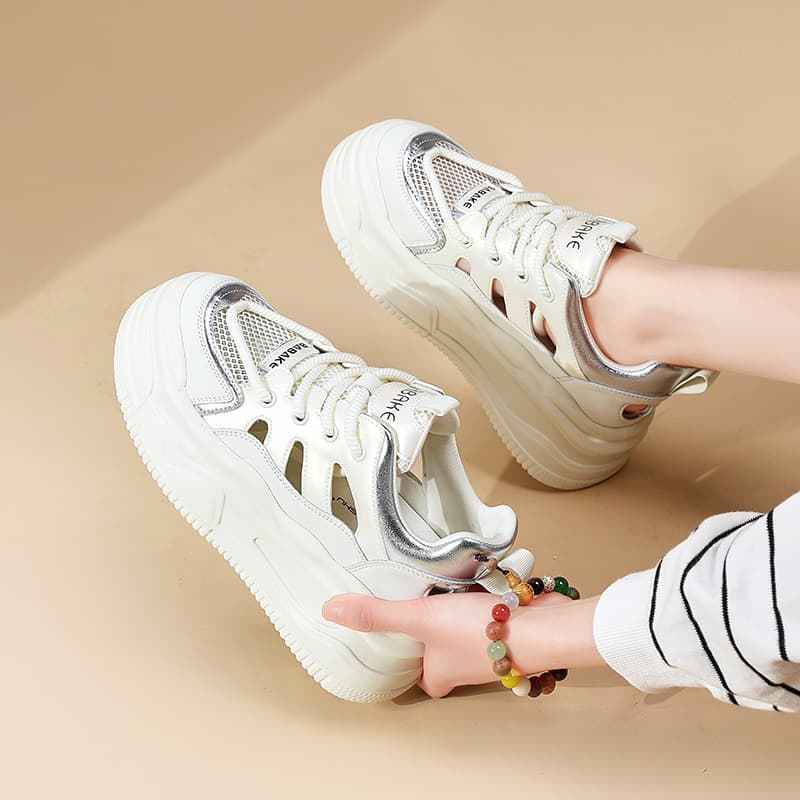 Sport Sandals for Women 2025 Summer, Breathable Platform Chunky Sneakers