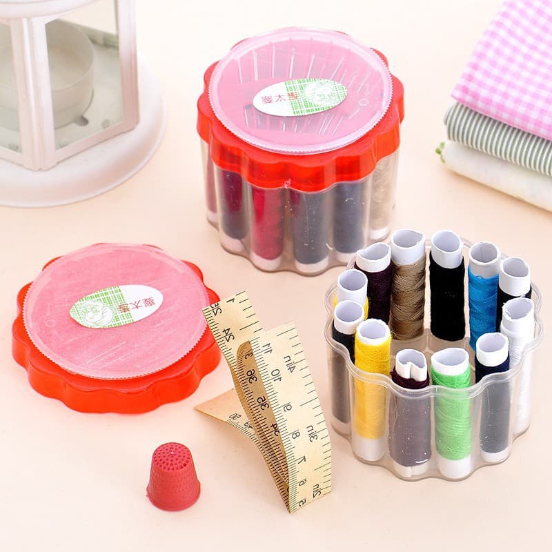 Sewing Kit Set Household Mending Tools Storage Organizer Small Mini Sewing Kit