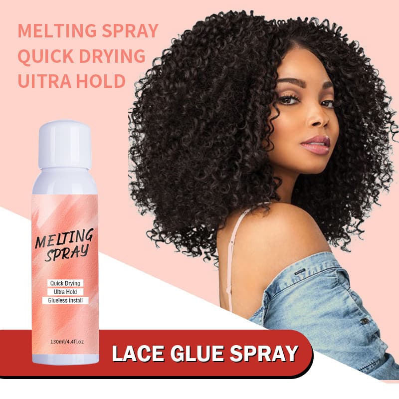 Cross-border Hair Styling Spray Invisible Glue Spray No-Rinse Lace Glue Spray Wig Adhesive