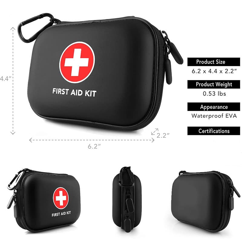 Amazon Cross-Border Mini Medical Emergency Kit Outdoor Travel First Aid Storage Bag Shockproof Practical First Aid Organizer
