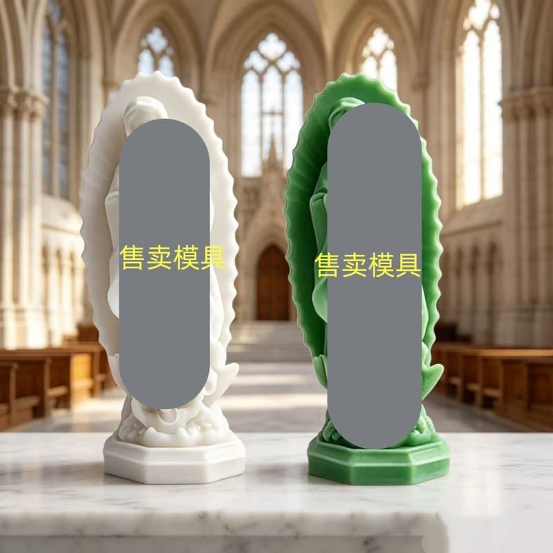 European Figure Portrait Aromatherapy Candle Silicone Mold DIY Human Statue Resin Mold for Plaster Crafts