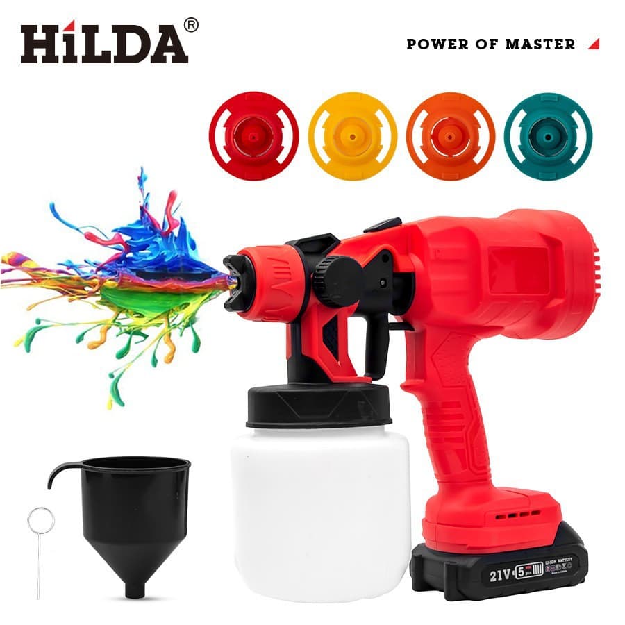 Electric Paint Spray Gun, Oil Spray Gun, Latex Paint Sprayer, Household Small Lithium Battery Paint Sprayer, High Atomization Spray Cup
