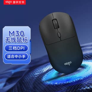 Aigo Wireless Mouse M30 Home Office Business Gaming Desktop Computer USB Optical Mouse