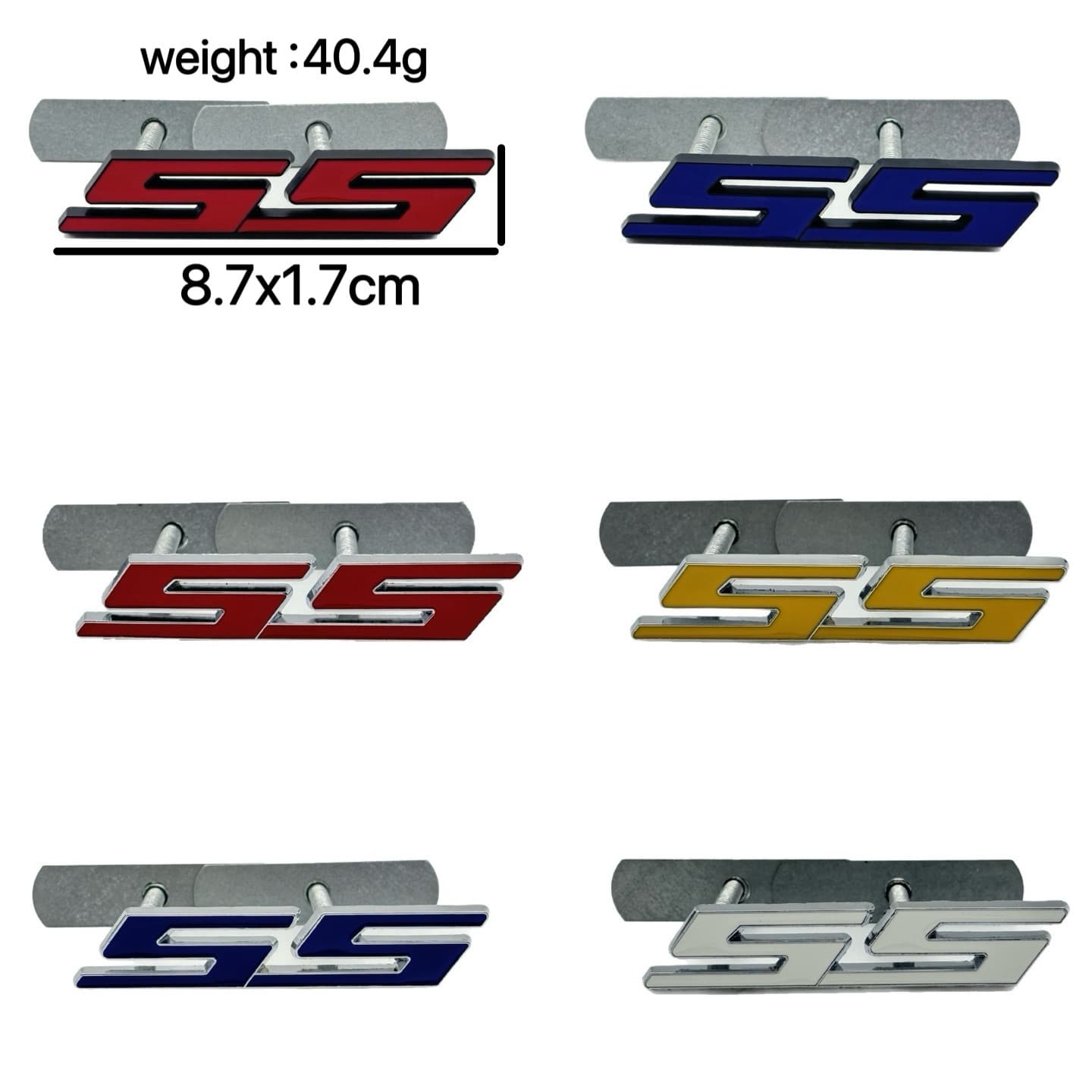 SS mid-grid logo suitable for Chevrolet Cruze Camaro Bumblebee modified SS car logo